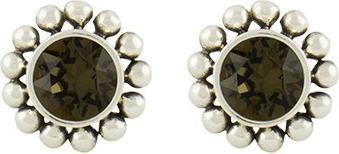 Actual product image Steinkult Amy" earrings (Brass, 925 Sterling silver, silver-plated)