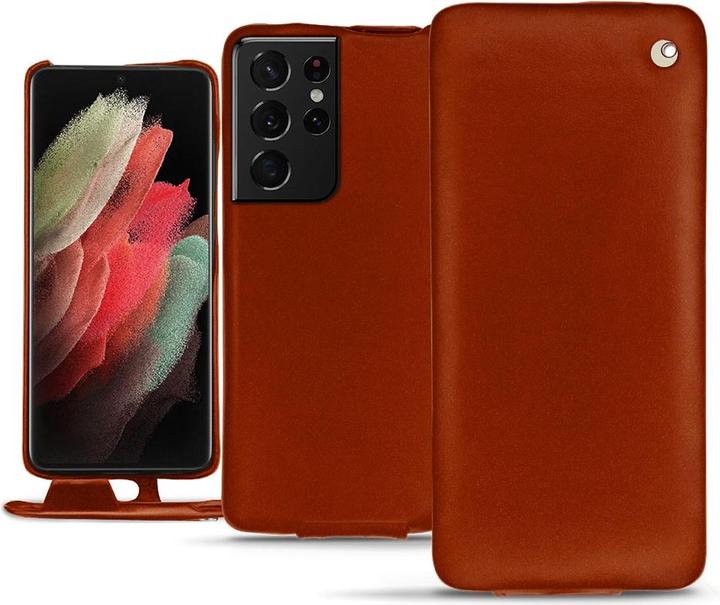 Actual product image Noreve Leather cover vertical (Samsung Galaxy S21 Ultra)