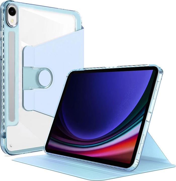 Techsuit - Crystal Vision - Samsung Galaxy Tab S9 / S9 FE / S10 FE - Bleu (Samsung Galaxy Tab S10 FE)