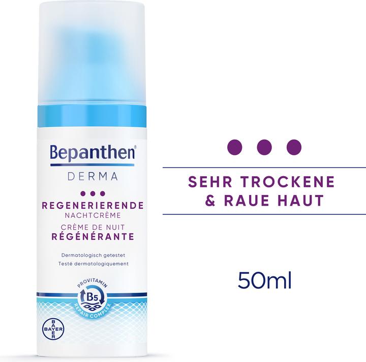Image du produit Bepanthen Derma Crème de nuit régénérante (50 ml, Crème de nuit)