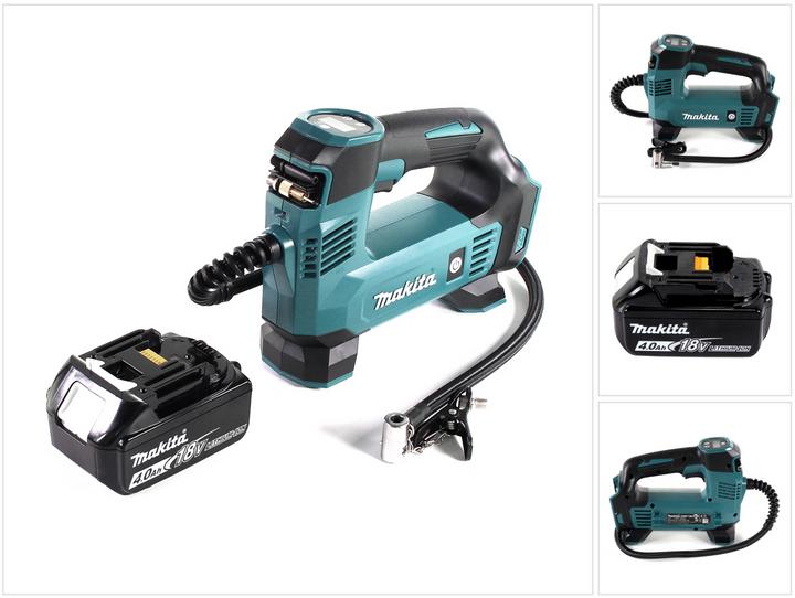 Produktbild Makita DMP 180 M1 Akku Kompressor 18 V 8,3 bar + 1x Akku 4,0 Ah - ohne Ladegerät (0 l)