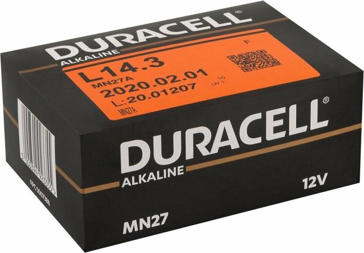 Actual product image Duracell Battery 27A 10x1 (1 pcs., A27)