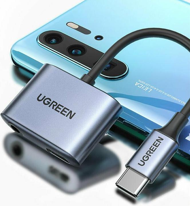 Productafbeelding Ugreen Adapter voor hoofdtelefoon (USB Type C, 3,5 mm aansluiting)