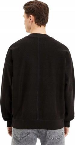 Actual product image Calvin Klein Monologo Textured Crew men's sweatshirt (L)