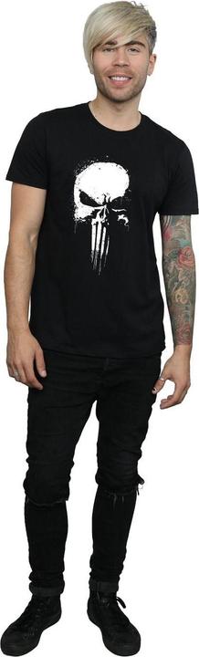 Image du produit The Punisher T-shirt en coton avec logo Spray (S)