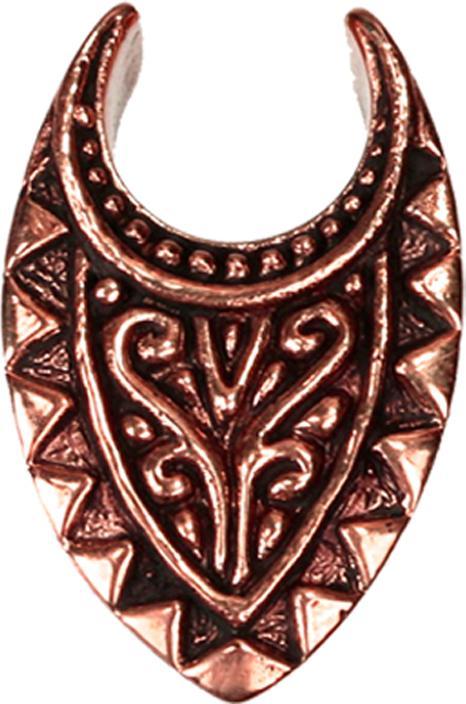 Immagine prodotto Star Piercing Sella Oro Rosa Scudo Zig Zag Fontana (Ottone, Bronzo)