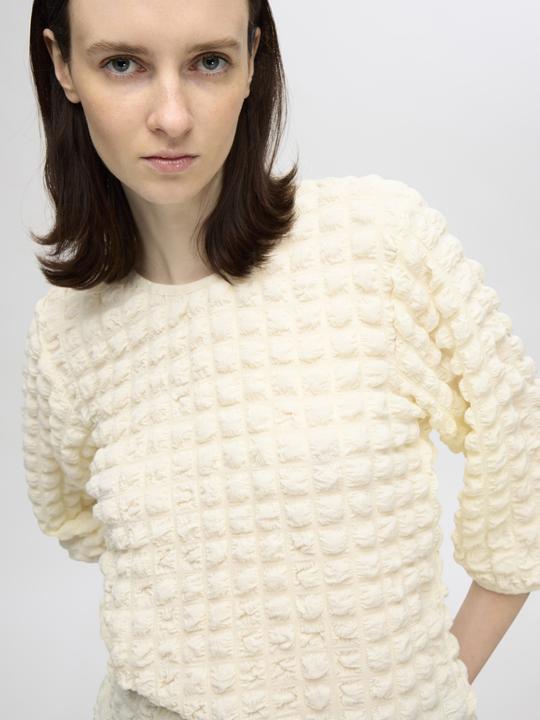 Image du produit Selected Femme Haut texturé avec manches 3/4 (XS)