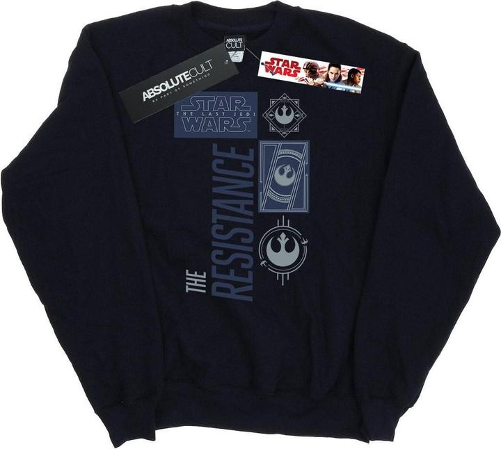 Actual product image Star Wars Womens/Ladies The Last Jedi The Resistance Sweatshirt (S)
