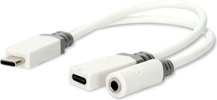 Nedis Adattatore USB-C™ | USB 2.0 | USB-C™ maschio | USB-C™ femmina / 3,5 mm femmina | 0,10 m | Rotondo | (USB tipo C, Jack da 3.5mm)