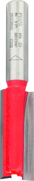 Bosch Professional Zubehör Nutfräser Expert for Wood, Carbide, 8 mm, D1 12 mm, L 31,8 mm, G 63,8 mm