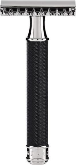 Actual product image Mühle Straight Razor Traditional R41 Open Comb Black