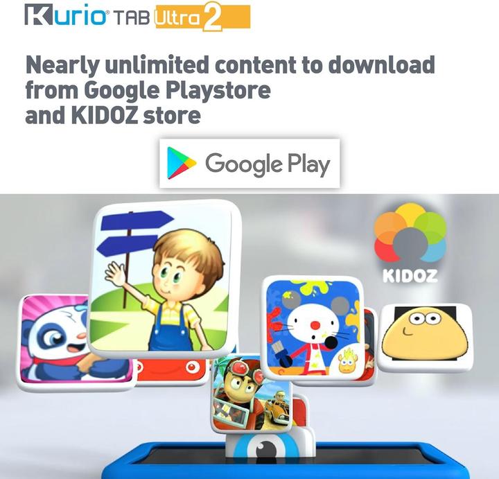Produktbild KD Toys Kurio Tab Ultra 2 blau (Französisch, Italienisch, Deutsch)