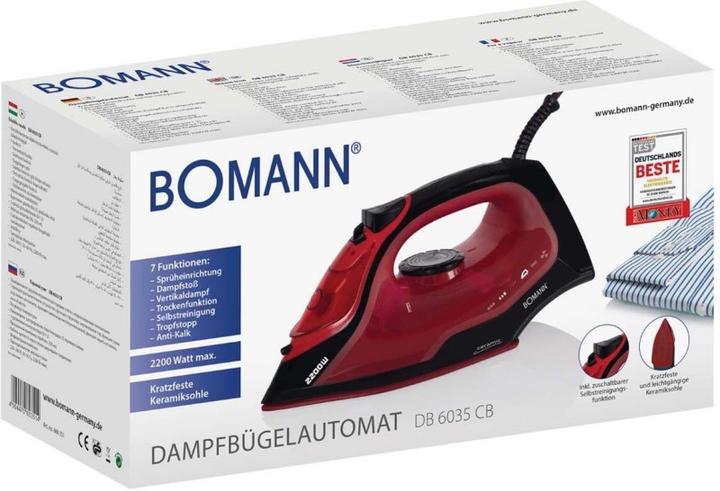 Actual product image Bomann DB6035CB black / red (2200 W)