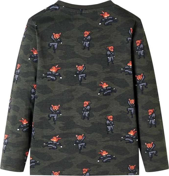 Image du produit VidaXL Pyjama enfant manches longues Kaki 140,Matériau : 100 (140)