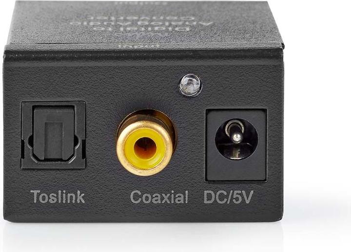 Produktbild Nedis Digital Audio Converter 1-Way Connection Input: 1x Digital RCA / 1x TosLink Connection Output: (0.05 m)