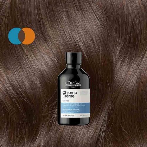 Produktbild L'Oréal Professionnel Série Expert Chroma Crème - Blue (300 ml, Flüssiges Shampoo)