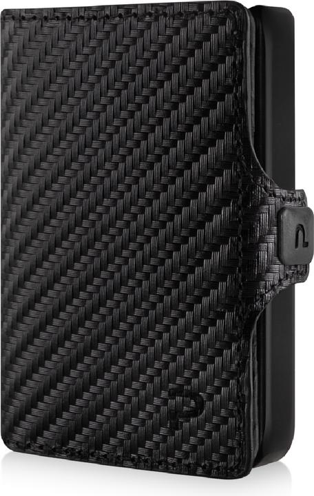 Puristo KLIK MAGNET Slim Wallet Carbon 11er