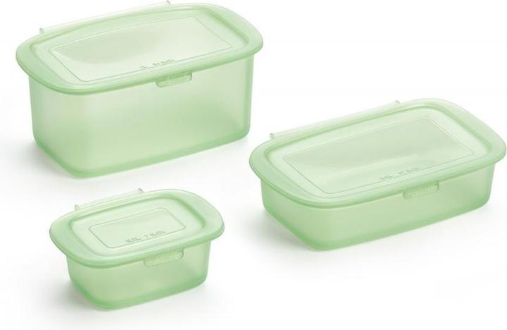 Actual product image Lékué Set of reusable silicone containers (1 l)
