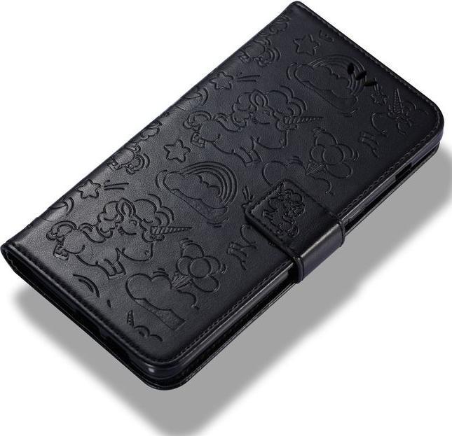Produktbild MU Style Magnetische Lederhülle mit Einhorn Muster (Samsung Galaxy A8 (2018))