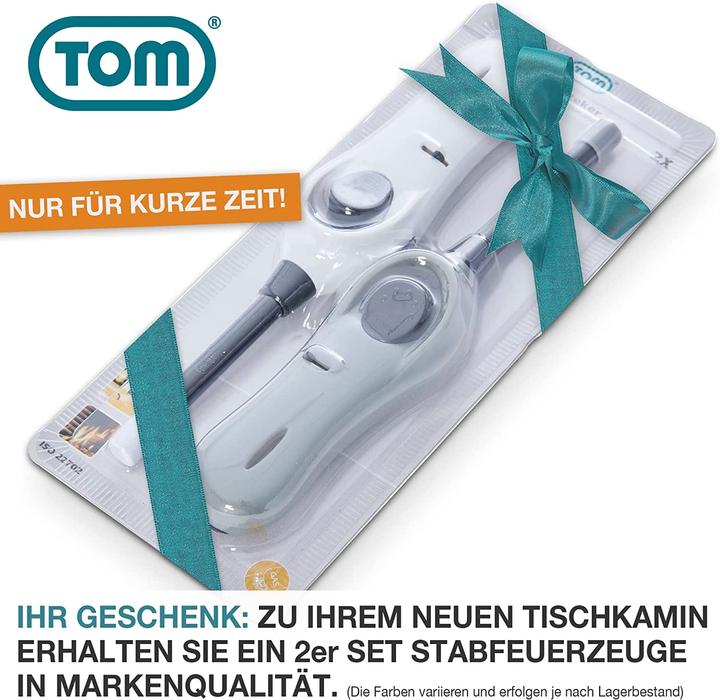 Produktbild TOM Tischkamin (16 x 16 x 26.5 cm)