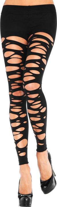Leg Avenue Tattered Footless Tights (One Size)