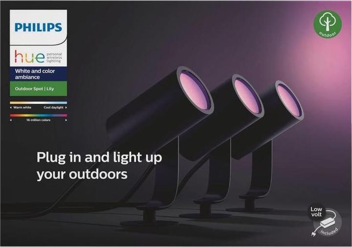 Actual product image Philips Hue Lily Basic Set (DE Plug) (640 lm, IP65)