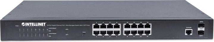 Produktbild Intellinet IC Intracom INT Switch 16Port Gigabit Ethernet PoE WebManaged (16 Ports)