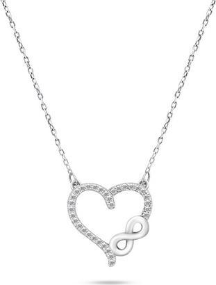 Immagine prodotto Brilio Argento - Collana romantica in argento con zirconi NCL52W