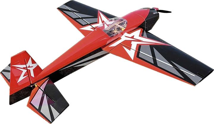 AJ Aircraft Slick 540 51" ARF Rot/Schwarz Kunstflugmodell (Aerobatics)