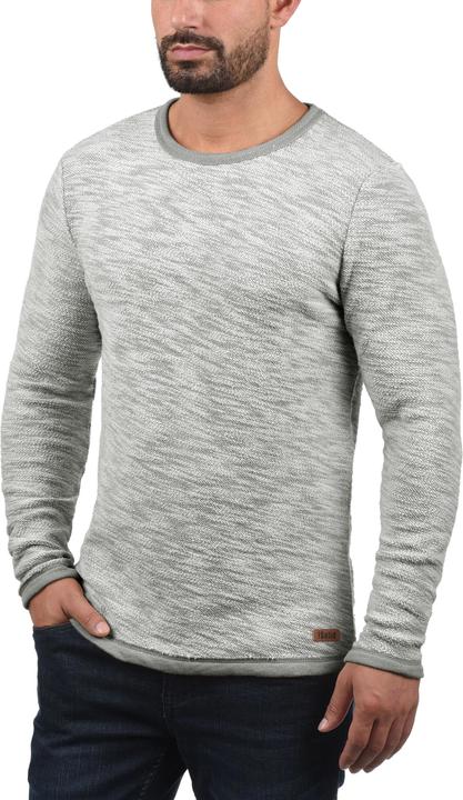 Image du produit Solid Flocks Pull Sweat Avec Capuche Hoodie Homme Avec Col Rond 100% Coton (3XL)