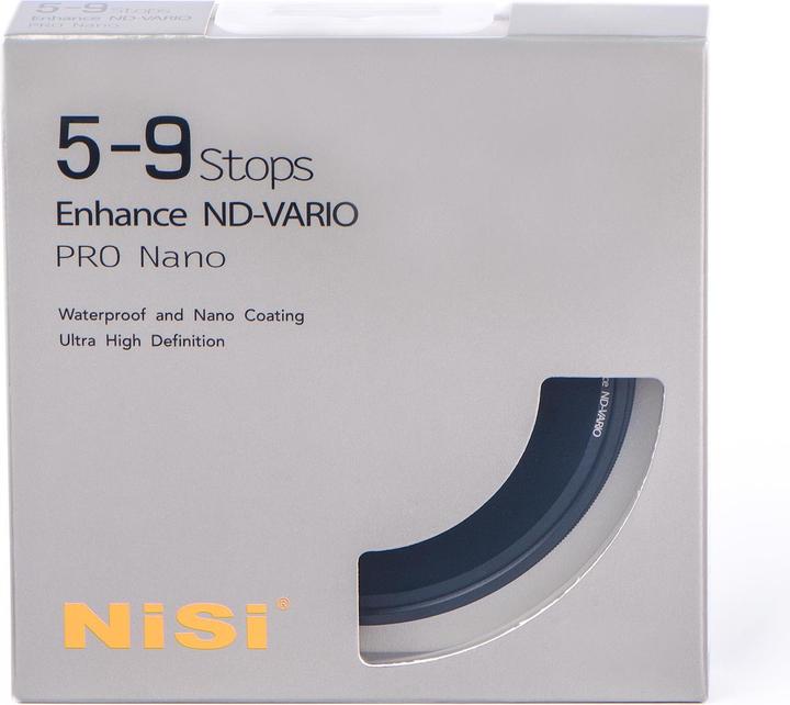 Produktbild Nisi Graufilter Vario Enhanced Pro Nano 5-9 stops 52 mm (52 mm, ND- / Graufilter)