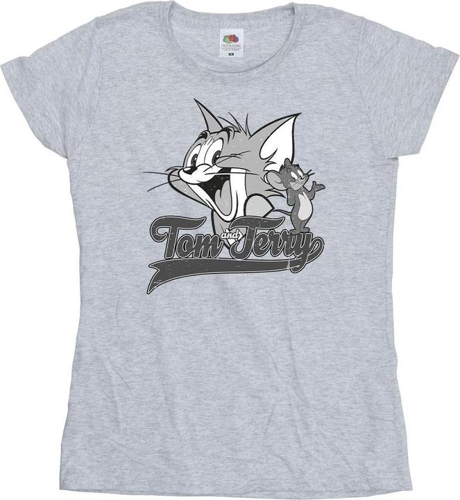 Immagine prodotto Tom & Jerry Greyscale Square Maglietta Donna (L)