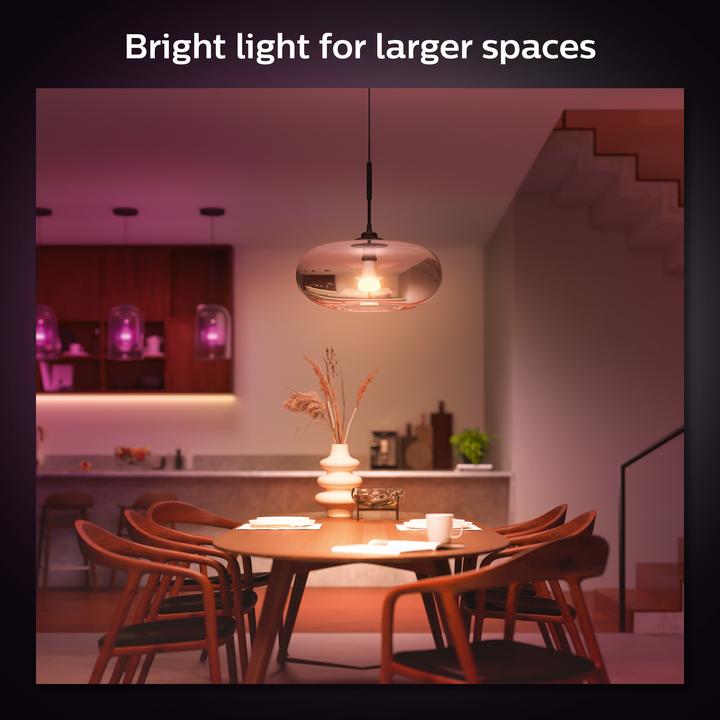 Produktbild Philips Hue White & Color Ambiance BT (E27, 13.50 W, 1600 lm, 1 x, F)