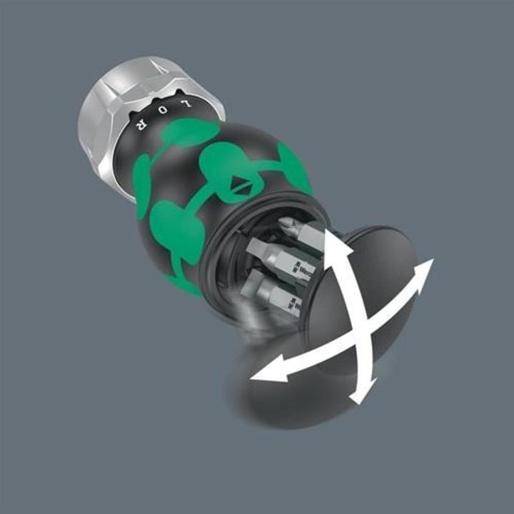 Actual product image Wera Kraftform Kompakt Stubby Magazin RA 4 (Phillips screwdriver, Inside square (Robertson), Slot)