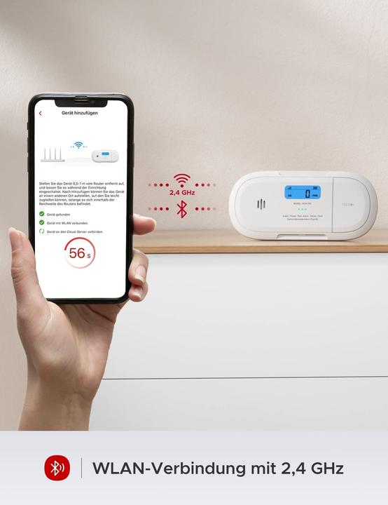 Actual product image X-Sense Smart carbon monoxide detector