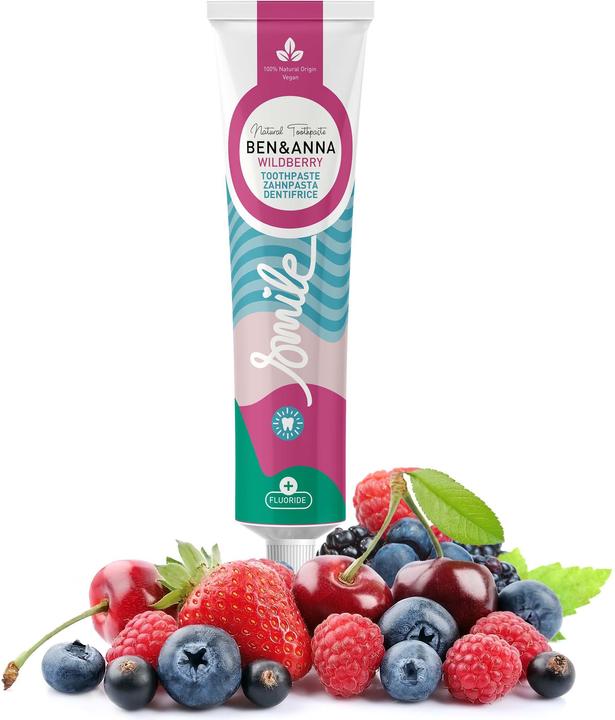 Produktbild Ben & Anna BEN&ANNA Natural Toothpaste naturalna pasta do zębów Wildberry 75ml (75 ml)