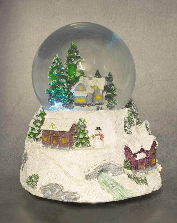 Produktbild Spetebo Schneekugel Weihnachtsdorf