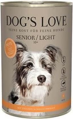 Actual product image Dog's love Senior Light 10+ Turkey & courgette (Senior, 6 pcs., 6000 g)