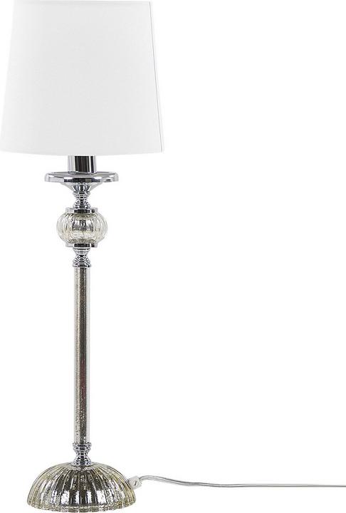 Immagine prodotto Beliani Lampada da tavolo bianca 62 cm rotonda KUBENA (E27)