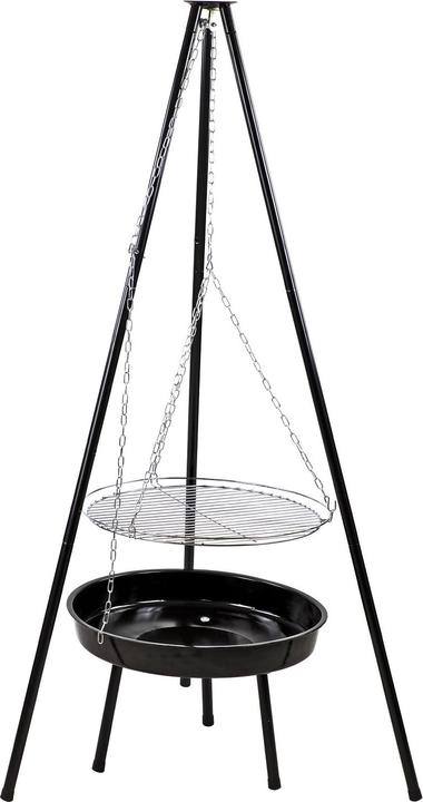 Produktbild Dema Dreibeingrill Dreibein Grill Schwenkgrill Holzkohlegrill Ø 49 cm Höhe 150 cm (84 cm)