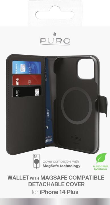 Actual product image Puro Wallet Detachable (Apple iPhone 14 Plus)