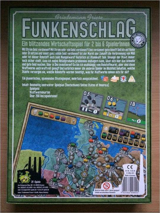 Actual product image 2F-Spiele Connoisseur's Game Spark Strike (German)