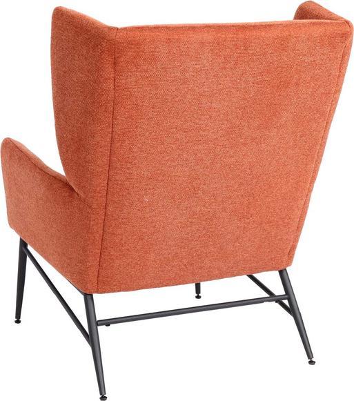 Produktbild Mendler Lounge-Sessel HWC-L62, Stoff/Textil Metall - terracotta-braun