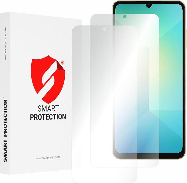 Immagine prodotto Smart Protection - Premium Classic (2 pack) - Samsung Galaxy A06 - Clear (2 Pezzo/i, Samsung Galaxy A06)