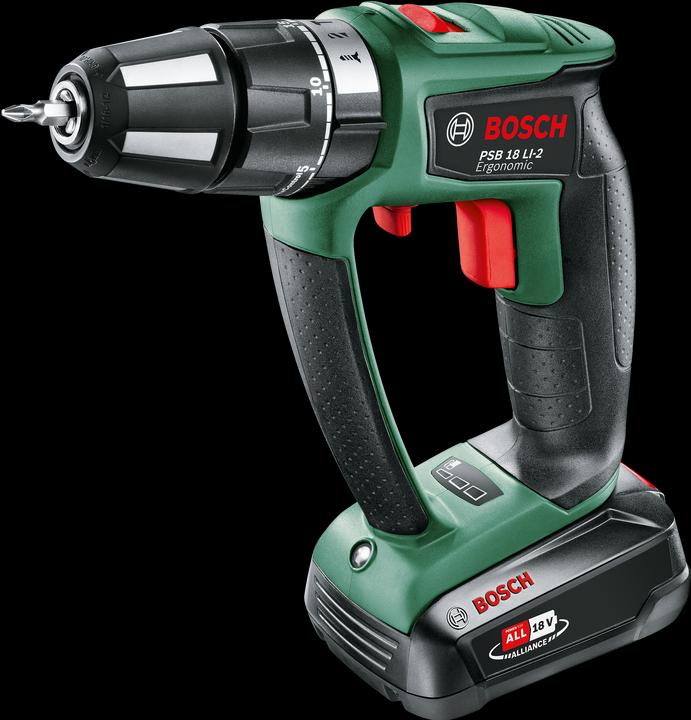 Actual product image Bosch Home & Garden Psb 18 Li-2 (Rechargeable battery operated)
