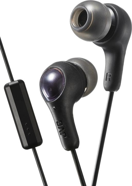 Image du produit JVC HA-FX7M, filaire, 10 - 20000 Hz, appels/musique, 3.8 g, casque, noir (Filaire)