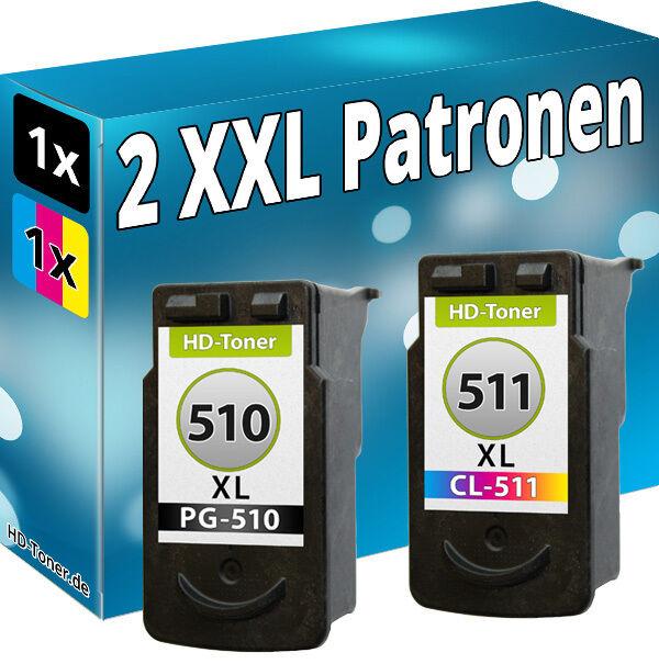 Image du produit Druckfuxx XL TINTE PATRONEN für CANON PG-510 CL-511 PIXMA MX340 MX350 MX410 MX36