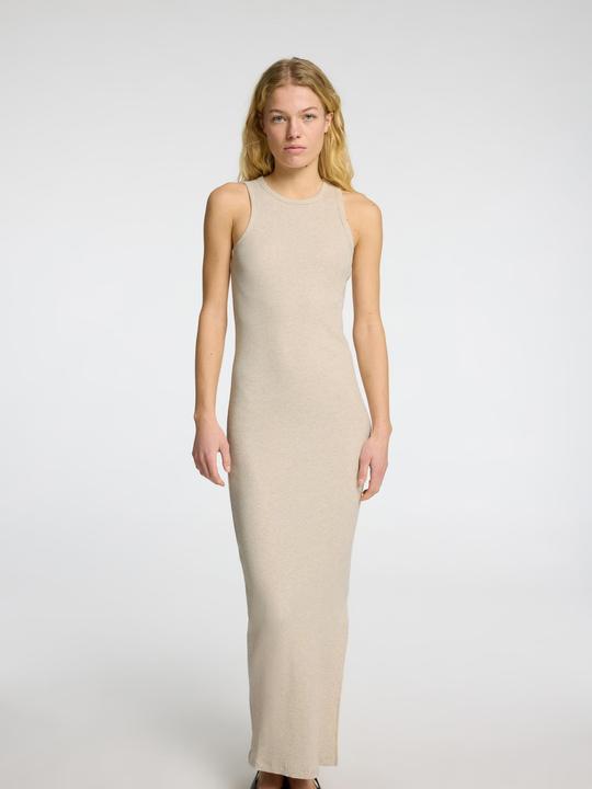 Actual product image Selected Femme Rippmuster Baumwoll Maxikleid (S)