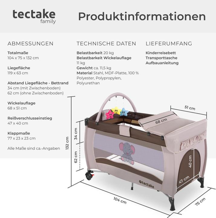 Actual product image tectake Elephant