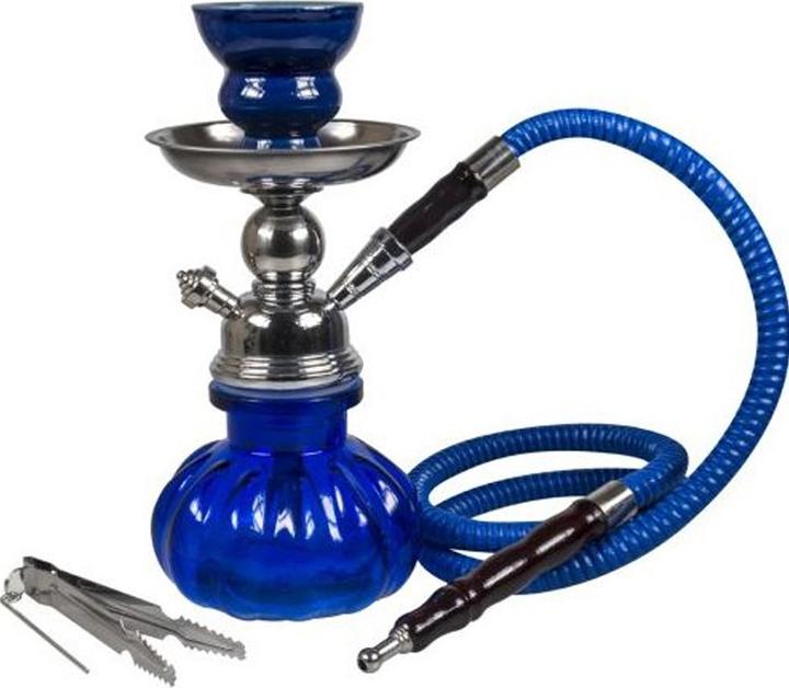 Image du produit Kulu Sahbi Shisha 24 cm One Hose Deep Blue (24 cm)